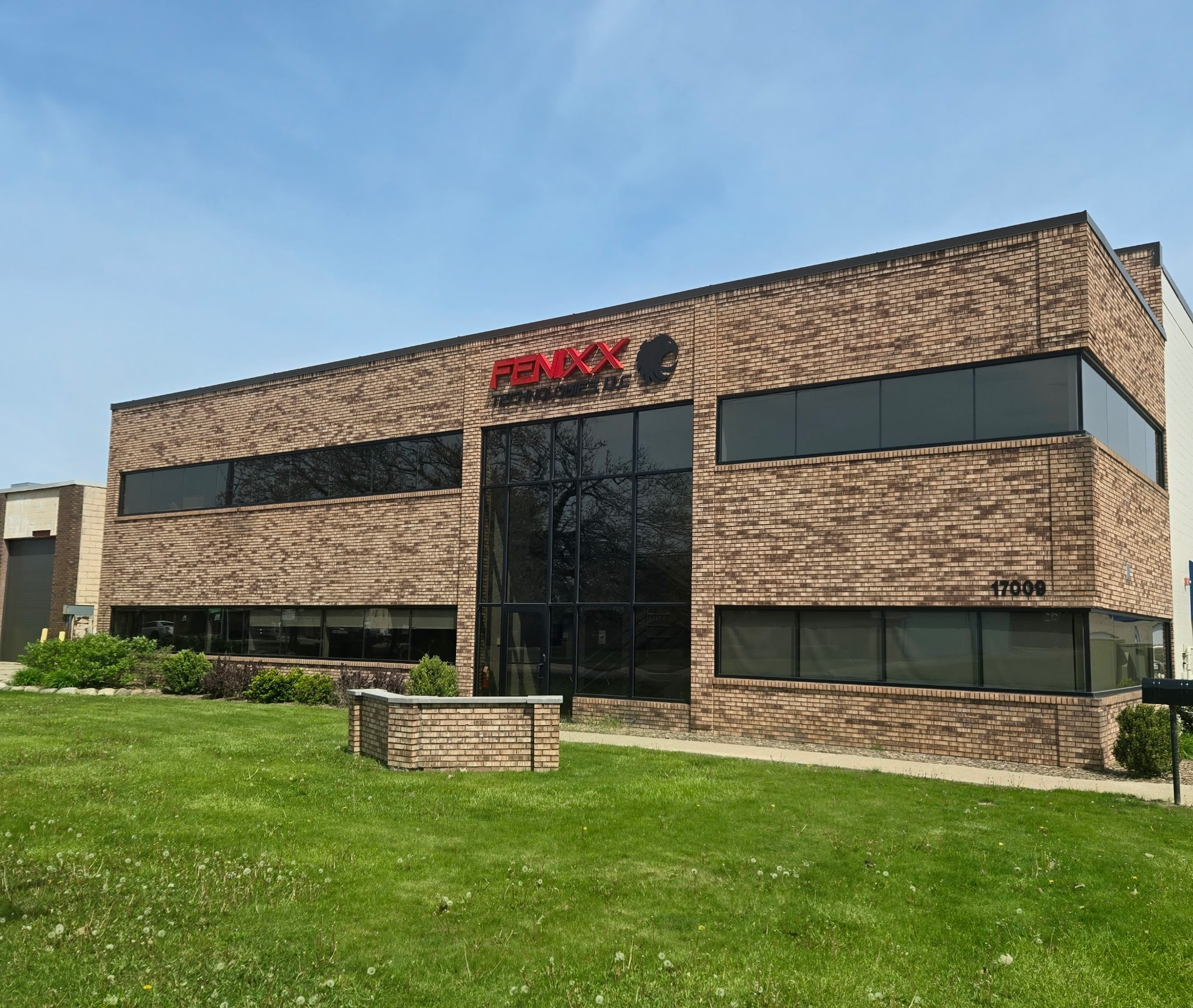 Fenixx Technologies facility exterior in Fraser, Michigan